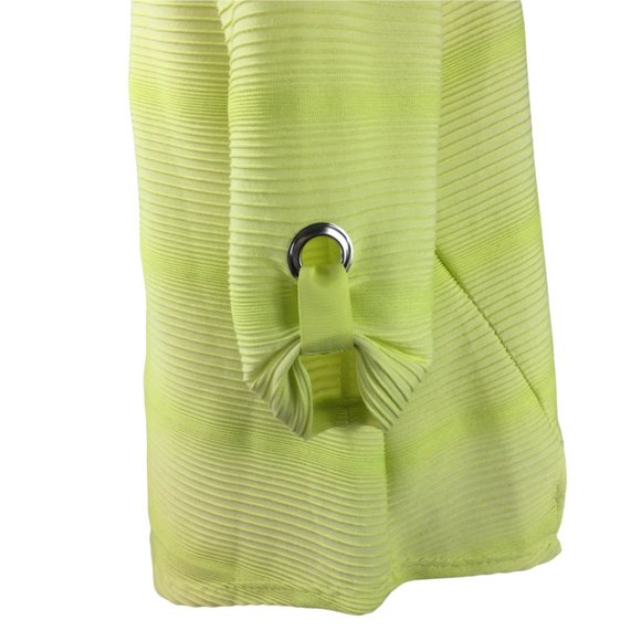 Ali Miles Green Top, 3/4 Sleeves, Scoop Neck, SP - Picture 3 of 5